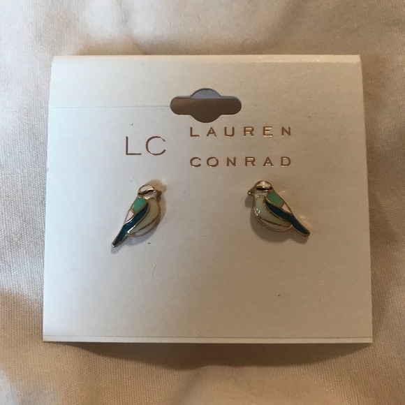 Lauren Conrad Bird Stud Earrings - Picture 3 of 4